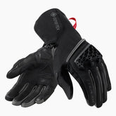 Guanti Contrast GTX, un guanto impermeabile con tecnologia Gore Grip. Ideali per mototurismo estivo. Di REV'IT!.